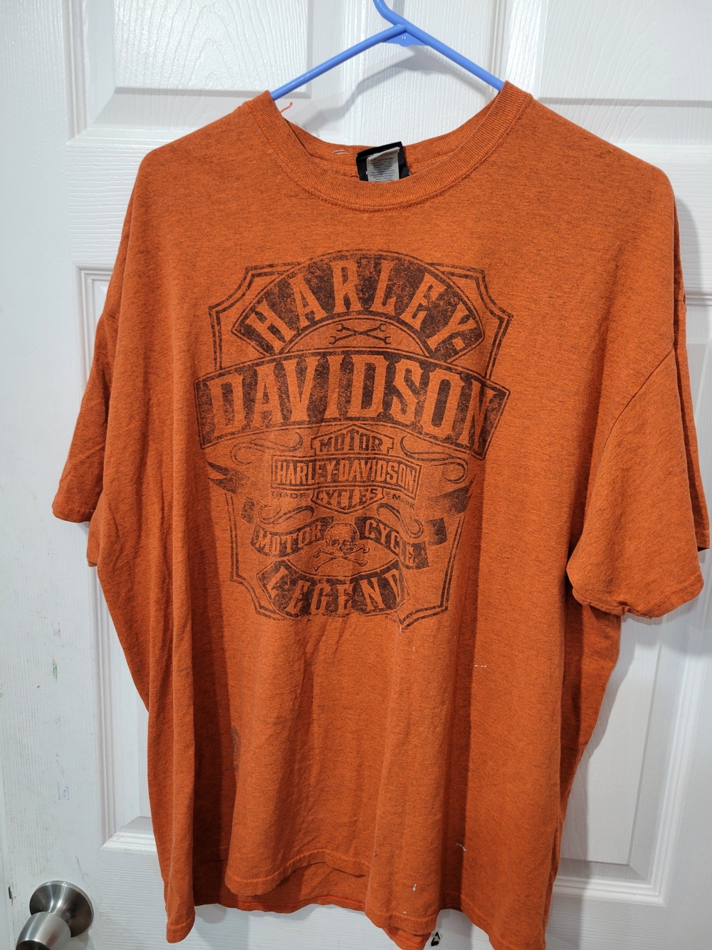 Harley-Davidson Menβs Orange Graphic Tee
